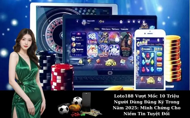 Loto188 Vượt Mốc 10 Triệu Người Dùng Đăng Ký Trong Năm 2025: Minh Chứng Cho Niềm Tin Tuyệt Đối