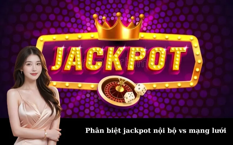 Phân biệt jackpot nội bộ vs mạng lưới